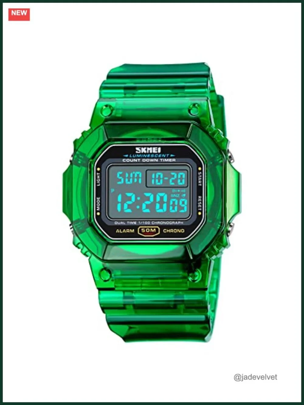 Gosasa Unisex Digital Sport Watch 50M Waterproof Stopwatch Alarm